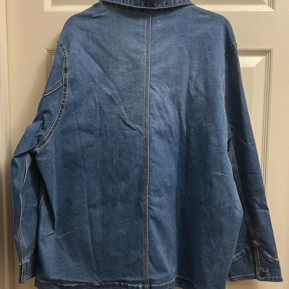 Well Worn Denim Button Up Jacket XXL NWT - Picture 4 of 5